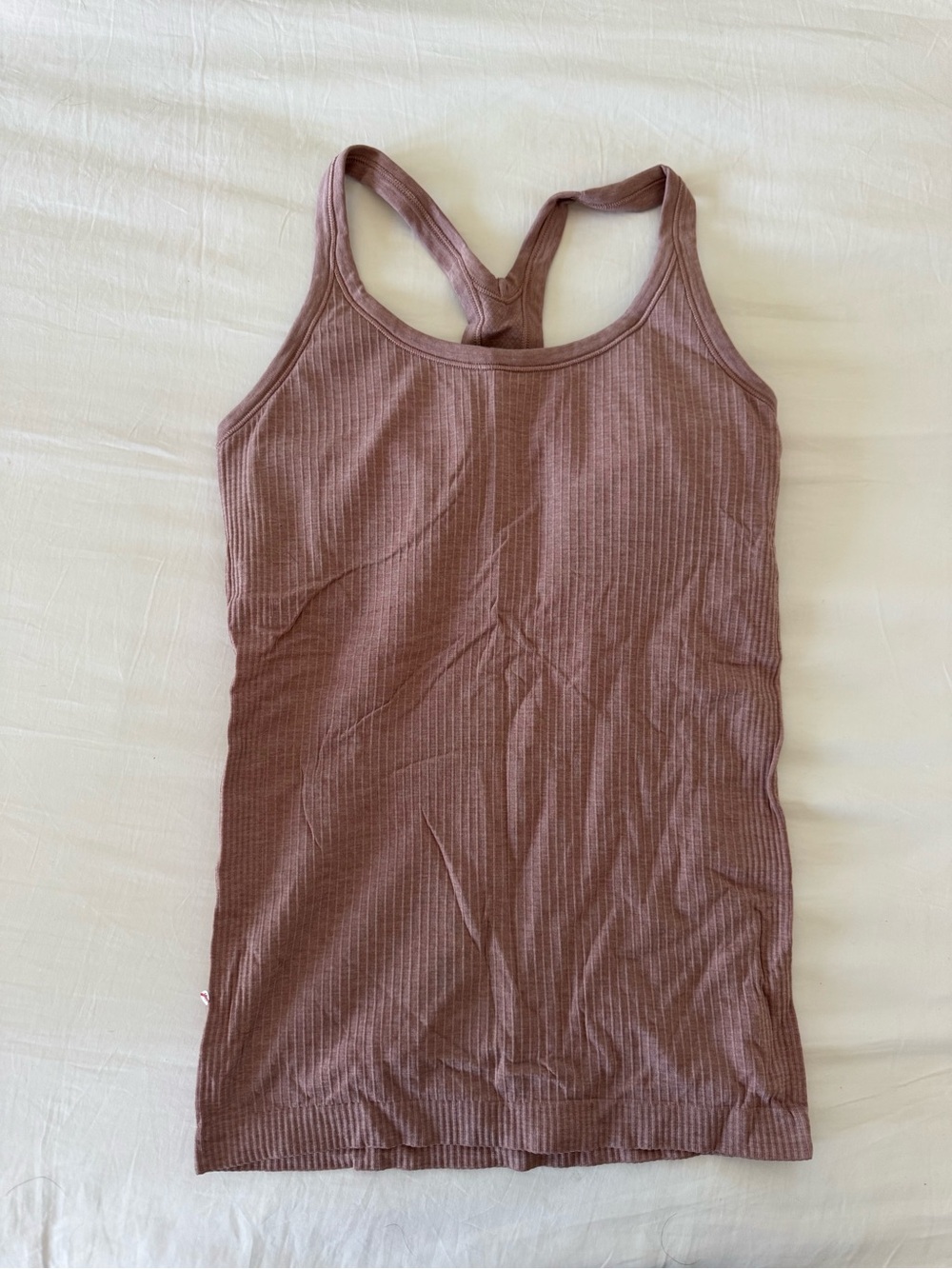 lululemon athletica Ribbed Racerback Tank - Mauve Pink